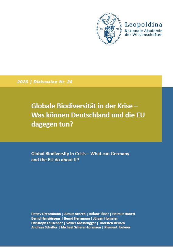 leopoldina diskussionspapier biodiversität 2020